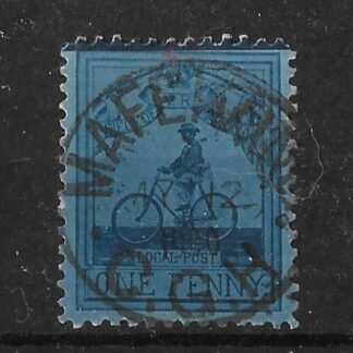 Makeking Besieged 1900 QV One Penny Sgt Goodyear SG 18 used