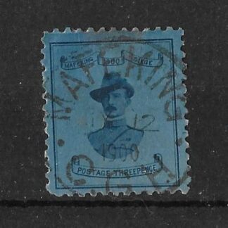 Mafeking Besieged 1900 QV Three Pence Baden Powell SG 20 used