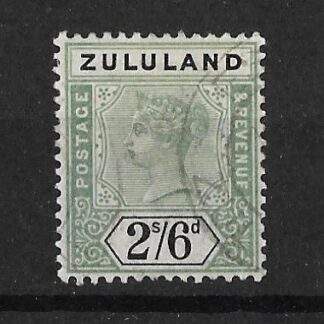 Zululand 1894 QV Two Shillings and Six Pence SG 26 fine used