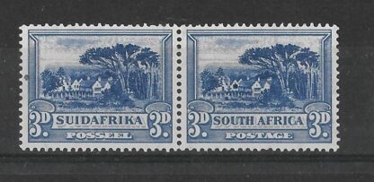 South Africa 1930 GV Three Pence with Window flaw SG 45cd mint