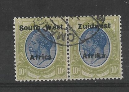 South West Africa 1923 GV Ten Shillings SG 39 fine used
