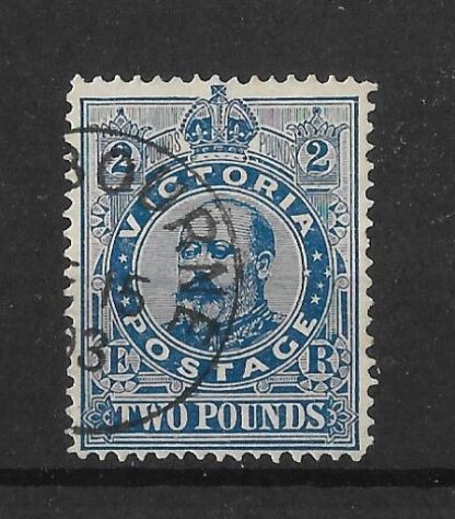 Victoria 1901 EVII Two Pounds SG 400 fine used