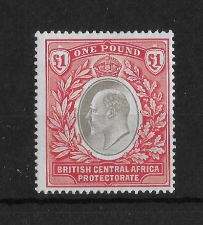 BCA/Nyasaland 1903 EVII One Pound SG 66 mint