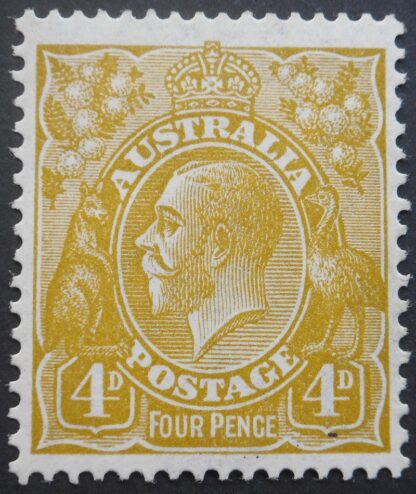 Australia 1933 GV Four Pence (C of A watermark) SG 129 mint