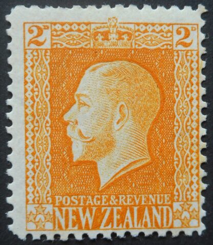 New Zealand 1915 GV Two Pence p14 x 13½ SG 418 mint