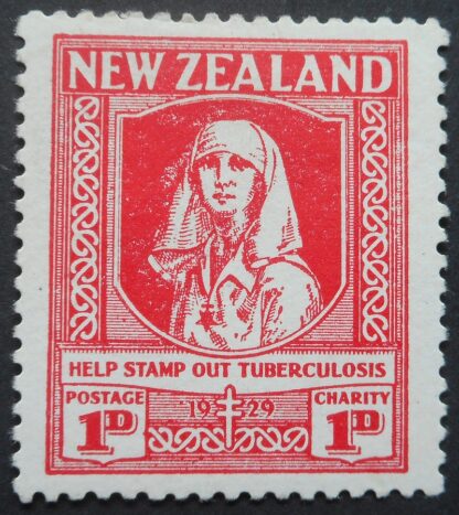 New Zealand 1929 Health Stamp out Tuberculosis SG 544 mint