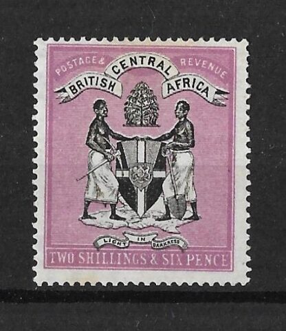 BCA/Nyasaland 1896 QV Two Shillings and Six Pence SG 37 mint