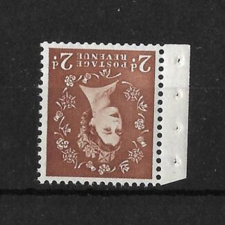 Great Britain 1958 QEII Two Pence with Inverted Watermark SG 573wi unmounted mint