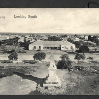 South Africa Mafeking 1912 postcard 'Looking South' used in Mafeking