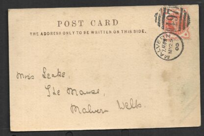 South Africa Mafeking postcard of Lt Colonel Baden Powell used in UK - Image 2