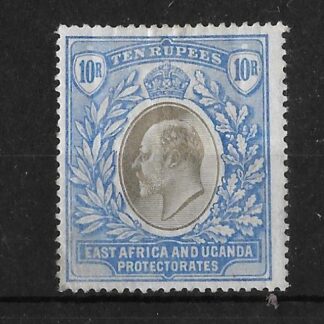 East Africa and Uganda 1903 EVII Ten Rupees SG 14 mint