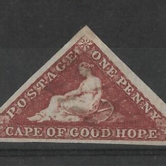 Cape of Good Hope 1863 One Penny Triangle SG 18b fine used