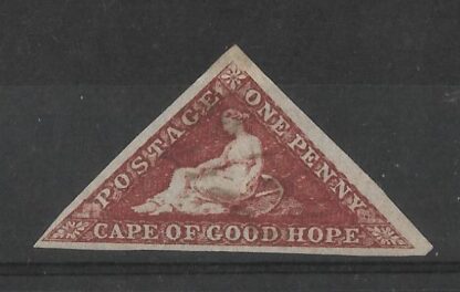 Cape of Good Hope 1863 One Penny Triangle SG 18b fine used