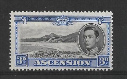 Ascension 1938 GVI Three Pence SG 42 mint