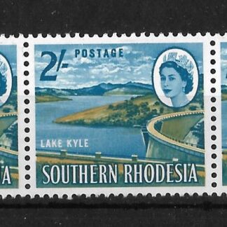 Southern Rhodesia 1964 QEII Two Shillings extra dot over N SG 101a mint