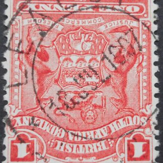 Rhodesia 1898 One Penny with LEALUI (DC) postmark