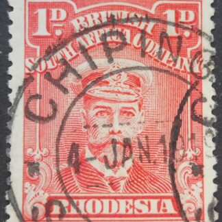 Rhodesia Admiral One Penny with CHIPINGA (DC) postmark