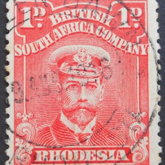 Rhodesia Admiral One Penny with COLLEEN BAWN (DC) postmark