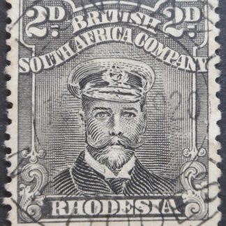Rhodesia Admiral Die IIIB Two Pence with LUNDAZI (DC) postmark