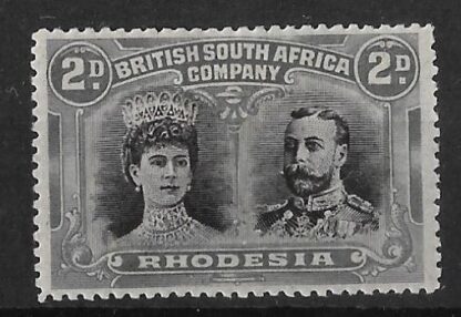 Rhodesia Double Head Two Pence SG 127 mint