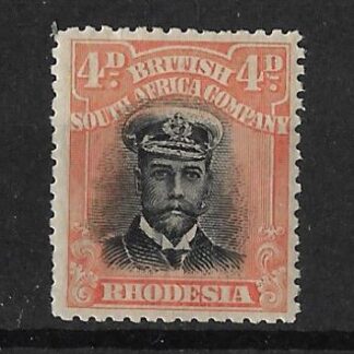 Rhodesia Admiral Die IIIA Four Pence SG 255d mint