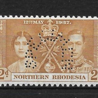 Northern Rhodesia 1937 GVI Coronation set perf Specimen mint