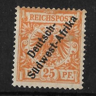 German South West Africa 1897 25 Pfennig Michel Ia mint