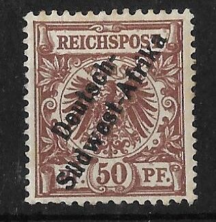 German South West Africa 1897 50 Pfennig Michel II mint