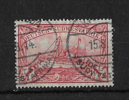 German South West Africa 1906 One Mark Michel 29A used
