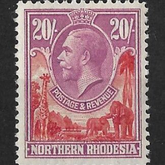 Northern Rhodesia 1925 GV Twenty Shillings SG 17 unmounted mint
