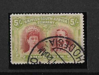 Rhodesia Double Head Five Shillings CTO SG 160 used
