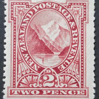 New Zealand 1898 Two Pence p14 no wmk SG 248 mint