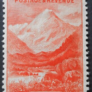 New Zealand 1898 Five Shillings (Mt Cook) p14 no wmk SG 259 mint