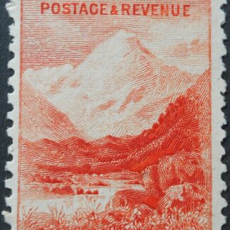 New Zealand 1899 Five Shillings (Mt Cook) p11 no wmk SG 270 mint