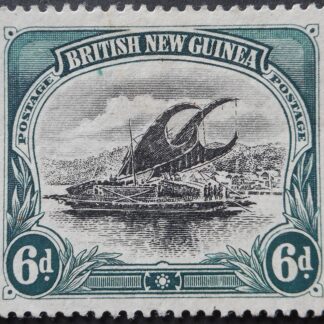 Papua/BNG 1901 Six Pence (vertical watermark) SG 14 mint