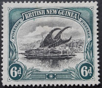 Papua/BNG 1901 Six Pence (vertical watermark) SG 14 mint