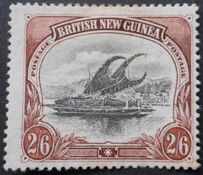 Papua/BNG 1901 Two Shillings and Six Pence (vertical watermark) SG 16a mint