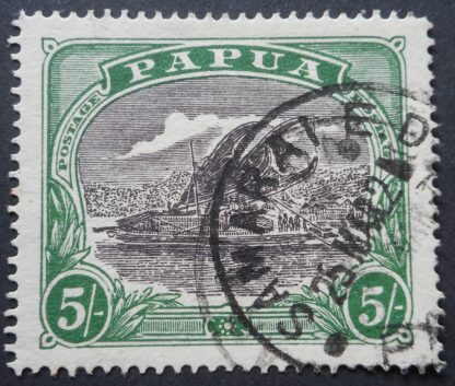 Papua 1916 Five Shillings SG 104 used