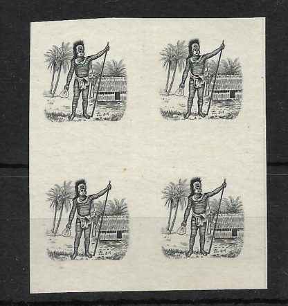 Cook Islands Rarotonga 1924 Two and a Halfpence Plate proof of vignette SG 82