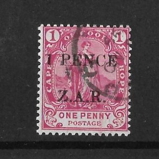 South Africa Vryburg 1899 One Penny overprint SG 2 fine used