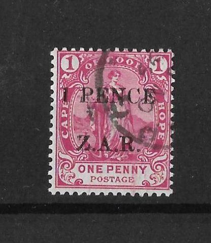 South Africa Vryburg 1899 One Penny overprint SG 2 fine used