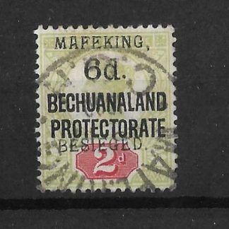 South Africa Mafeking Besieged QV 1900 Six Pence on Two Pence SG 8 fine used