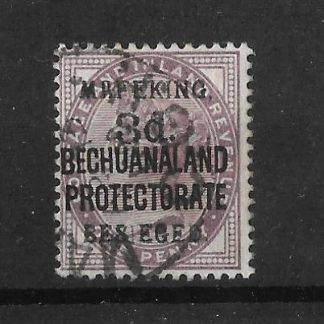 South Africa Mafeking Besieged 1900 QV Three Pence on One Penny Lilac SG 7 fine used
