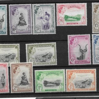 Swaziland 1956 QEII set SG 53/64 unmounted mint
