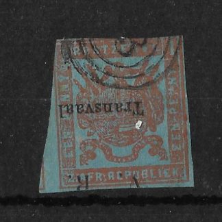 Transvaal 1877 One Penny with overprint inverted SG 116c fine used