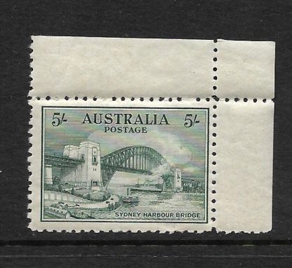 Australia 1932 Sydney Harbour Bridge Five Shillings marginal SG 143 unmounted mint