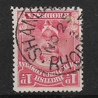 Rhodesia Admiral One  Penny with Shangani Month Day missing digit in year (SC) postmark