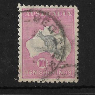 Australia 1915 Kangaroo Ten Shillings SG 43 good used