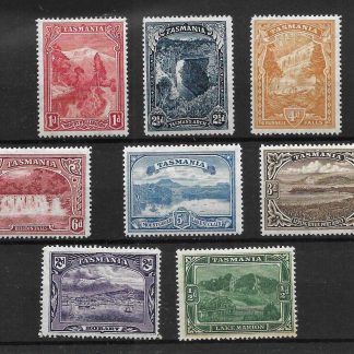 Tasmania 1899 QV Views issue SG 229/236 mounted mint