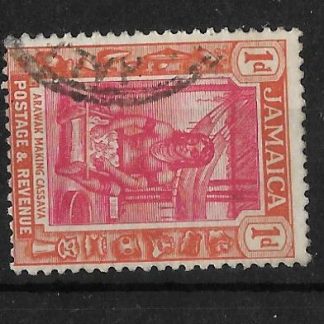 Jamaica 1921 GV One and a Halfpence watermark reversed SG 95x good used